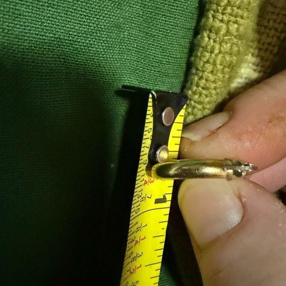 18k old gold Gold Hoop Earrings - Timeless Women's Jewelry - Picture 12 of 16